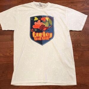 MENS FALL TURKEY TROT SOUVENIR WHITE SHIRT JERZEES